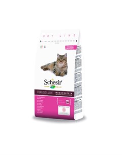 Sterilized and Light Сухой корм для взрослых стерилизованных кошек и котов с ветчиной 400 гр Schesir