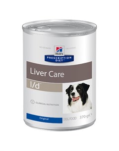 Prescription Diet l d Liver Care Влажный лечебный корм для собак при заболеваниях печени 370 гр Hill`s