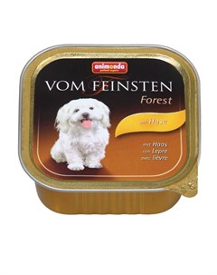 Vom Feinsten Forest Паштет для взрослых собак всех пород с кроликом 150 гр Animonda