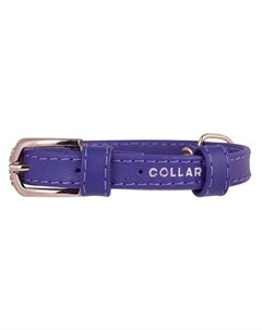 Ошейник для собак Glamour без украшений ширина 2 см длина 30 39 см фиолетовый Collar