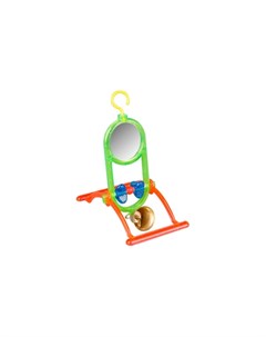 Игрушка для птиц качель с зеркалом Flamingo