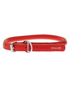 Ошейник для собак Glamour круглый диаметр 1 см длина 39 47 см красный Collar