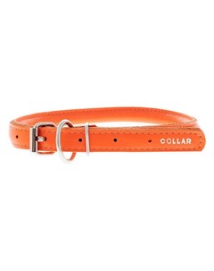 Ошейник для собак Glamour круглый диаметр 1 см длина 39 47 см оранжевый Collar
