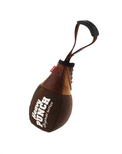 Heavy Punch Игрушка для собак Боксерская груша с пищалкой и ручкой коричневая Gigwi