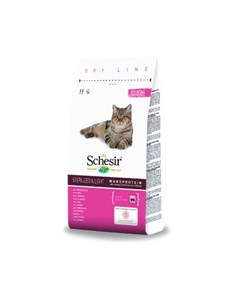 Sterilized and Light Сухой корм для взрослых стерилизованных кошек и котов с ветчиной 1 5 кг Schesir