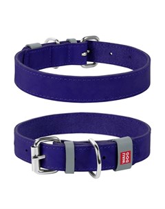 Ошейник WAUDOG Classic для длинношерстных пород собак фиолетовый Collar