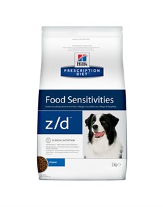 Prescription Diet z d Food Sensitivities Сухой лечебный корм для собак при заболеваниях кожи и аллер Hill`s