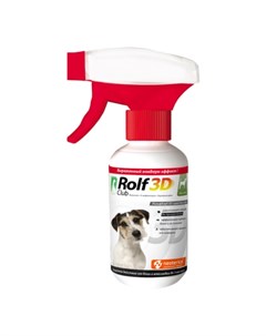 ROLF CLUB Спрей от клещей и блох для собак 200 мл Rolf club 3d
