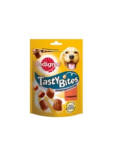 Tasty Bites лакомство для собак Ароматные кусочки с говядиной 130 гр Pedigree