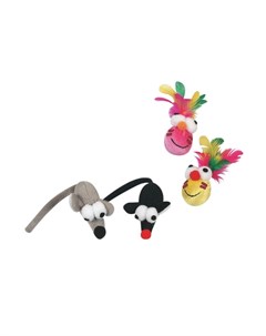 Мышь пучеглазая Игрушка для кошек с кошачьей мятой Flamingo
