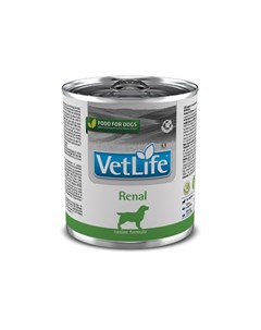 VetLife Renal Паштет для собак с хронической почечной недостаточностью 300 гр Farmina