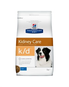 Prescription Diet k d Kidney Care Сухой лечебный корм для собак при заболеваниях почек 2 кг Hill`s