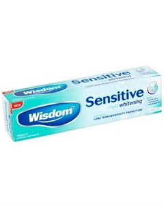 Зубная паста Sensitive Plus Whitening 100 мл Wisdom