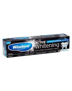Зубная паста Active Whitening Charcoal 75 мл Wisdom