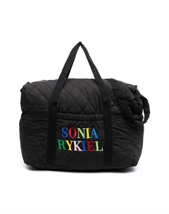 Стеганая сумка с вышитым логотипом Sonia rykiel enfant