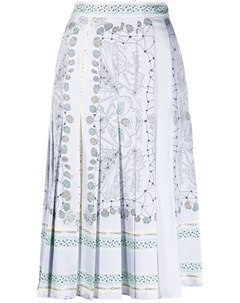 Плиссированная юбка с принтом Conchiglie Emilio pucci