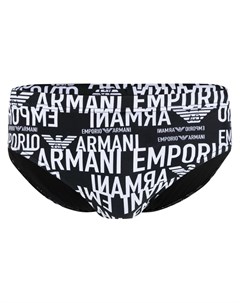 Плавки с логотипом Emporio armani