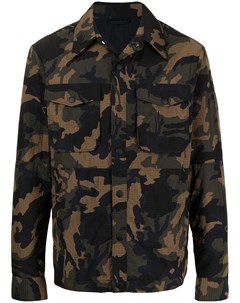 Куртка рубашка с камуфляжным принтом Dondup