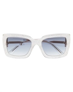 Солнцезащитные очки в массивной оправе Jimmy choo eyewear