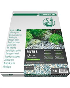 Грунт для аквариума Nature Gravel PlantaHunter River S серый 4 8 мм 5 кг 1 шт Dennerle