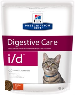 Сухой корм Prescription Diet i d Feline Gastrointestinal Health диета для кошек 0 4 кг Hill`s