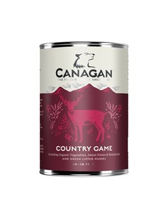 Country Game Влажный корм для взрослых собак всех пород дичь 400 гр Canagan