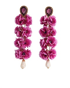 Серьги подвески в форме цветов Dolce&gabbana