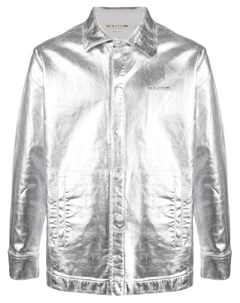 Куртка рубашка на пуговицах с эффектом металлик 1017 alyx 9sm
