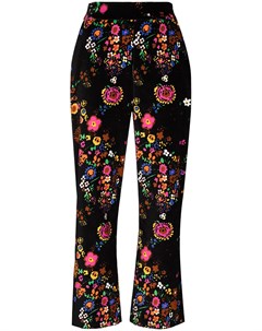 Бархатные брюки с цветочным узором Shrimps