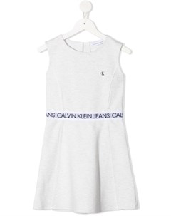 Платье с логотипом на поясе Calvin klein kids