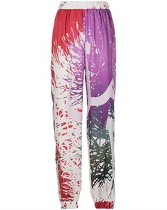 Спортивные брюки с эффектом разбрызганной краски Elle b. zhou