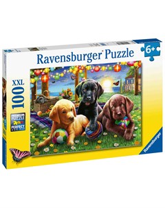 Пазл Пикник щенят 100 элементов Ravensburger