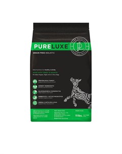 Сухой корм для собак Elite Nutrition for healthy activity dogs with turkey salmon с индейкой и лосос Purelux