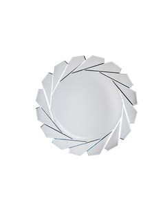 Зеркало декоративное круглое серебристый 80x80 см Garda decor