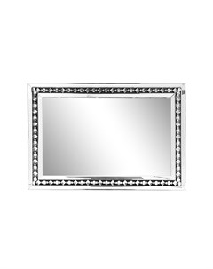 Зеркало прямоугольное декоративное серебристый 103x70x1 см Garda decor