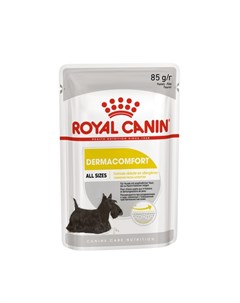 Dermacomfort Паштет для взрослых собак всех пород с чувствительной кожей 85 гр Royal canin