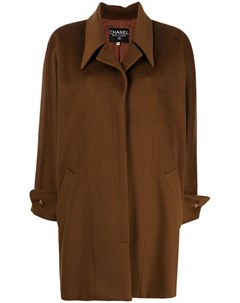 Однобортное пальто 1980 х годов Chanel pre-owned