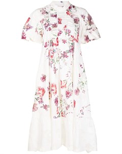 Расклешенное платье с цветочным принтом Renli su
