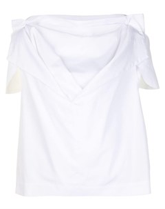 Многослойная блузка с короткими рукавами Comme des garcons