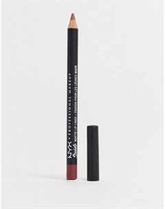 Матовый карандаш для губ Suede Softspoken Nyx professional makeup