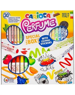 Фломастеры смываемые Perfume Special Box 30 цветов Carioca