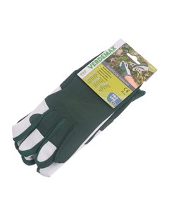 Перчатки садовые зелено серые M Verdemax