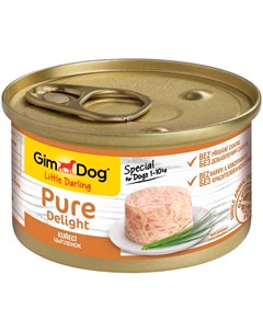 Pure Delight для взрослых собак с курицей в желе 85 гр Gimdog