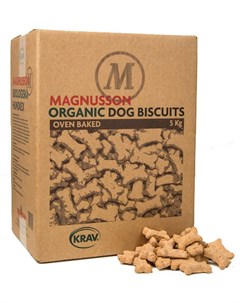 Лакомство для собак Organic Dog Biscuits 5 кг Magnusson