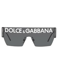 Солнцезащитные очки в массивной оправе с логотипом DG Dolce & gabbana eyewear