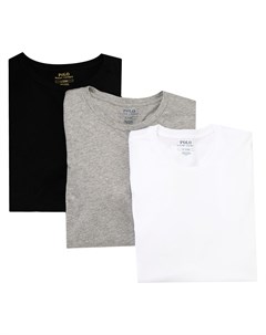 Комплект из трех футболок с круглым вырезом Polo ralph lauren