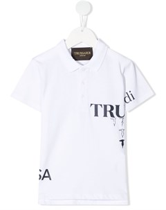 Рубашка поло с логотипом Trussardi junior