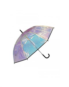 Зонт трость прозрачный купол с перламутровым эффектом Mihi mihi