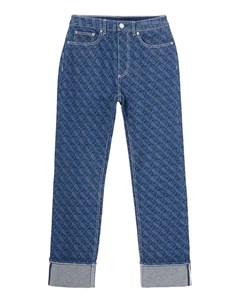 Синие джинсы с монограммами Burberry