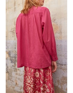 Двухслойная розовая блузка Nahel Gerard darel